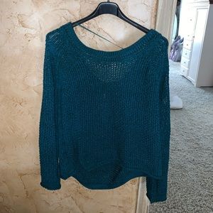 Free People Blue Sweater